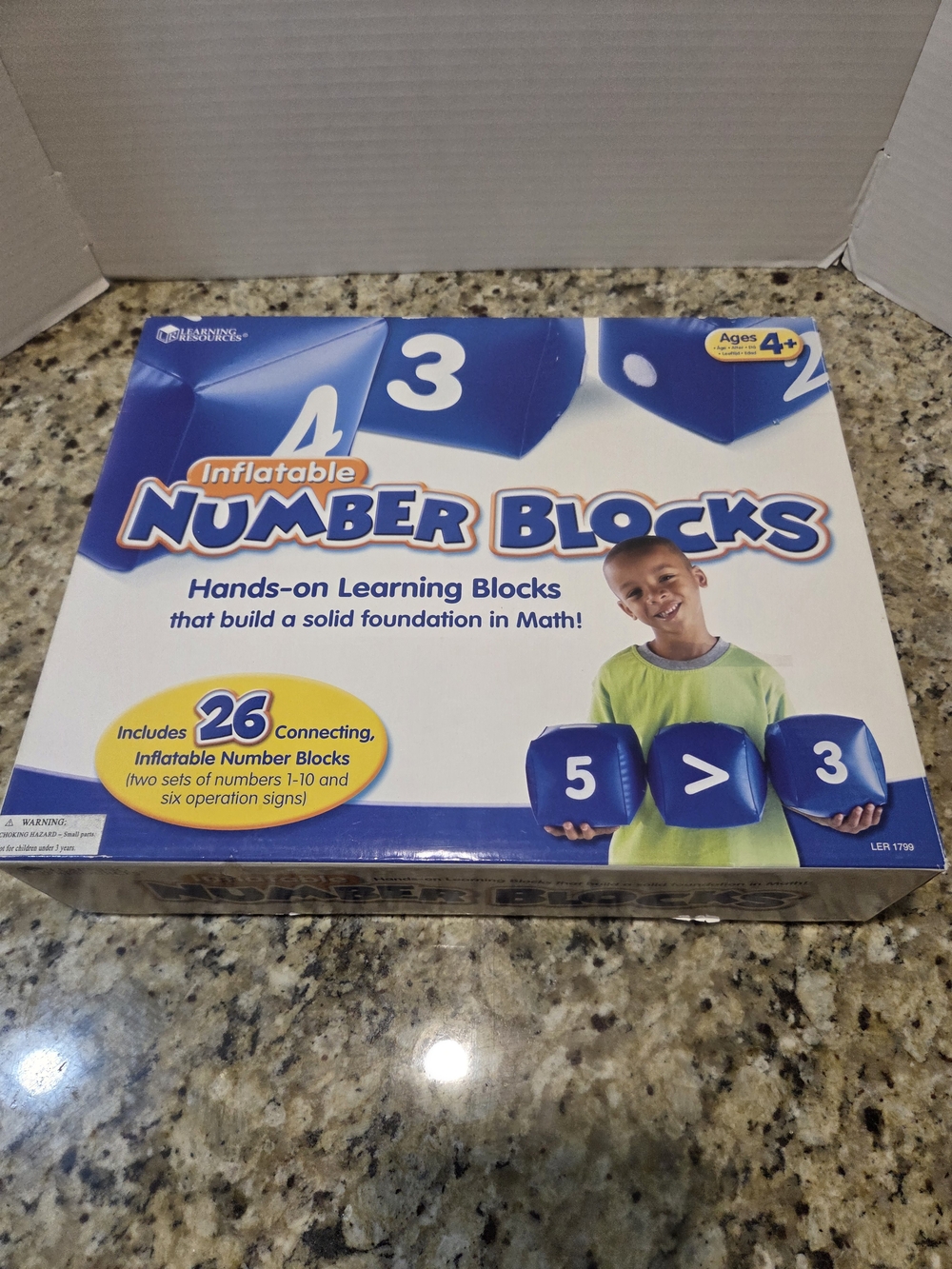 Learning Resources Inflatable Number Blocks Educational Math Equations Ages 4+